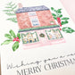 Personalised Book Shop Christmas Card