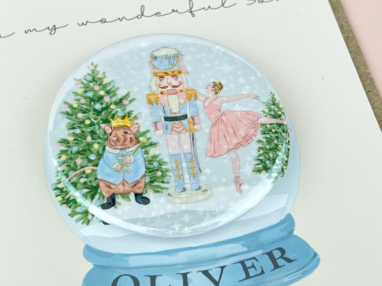 Personalised Nutcracker Christmas Card