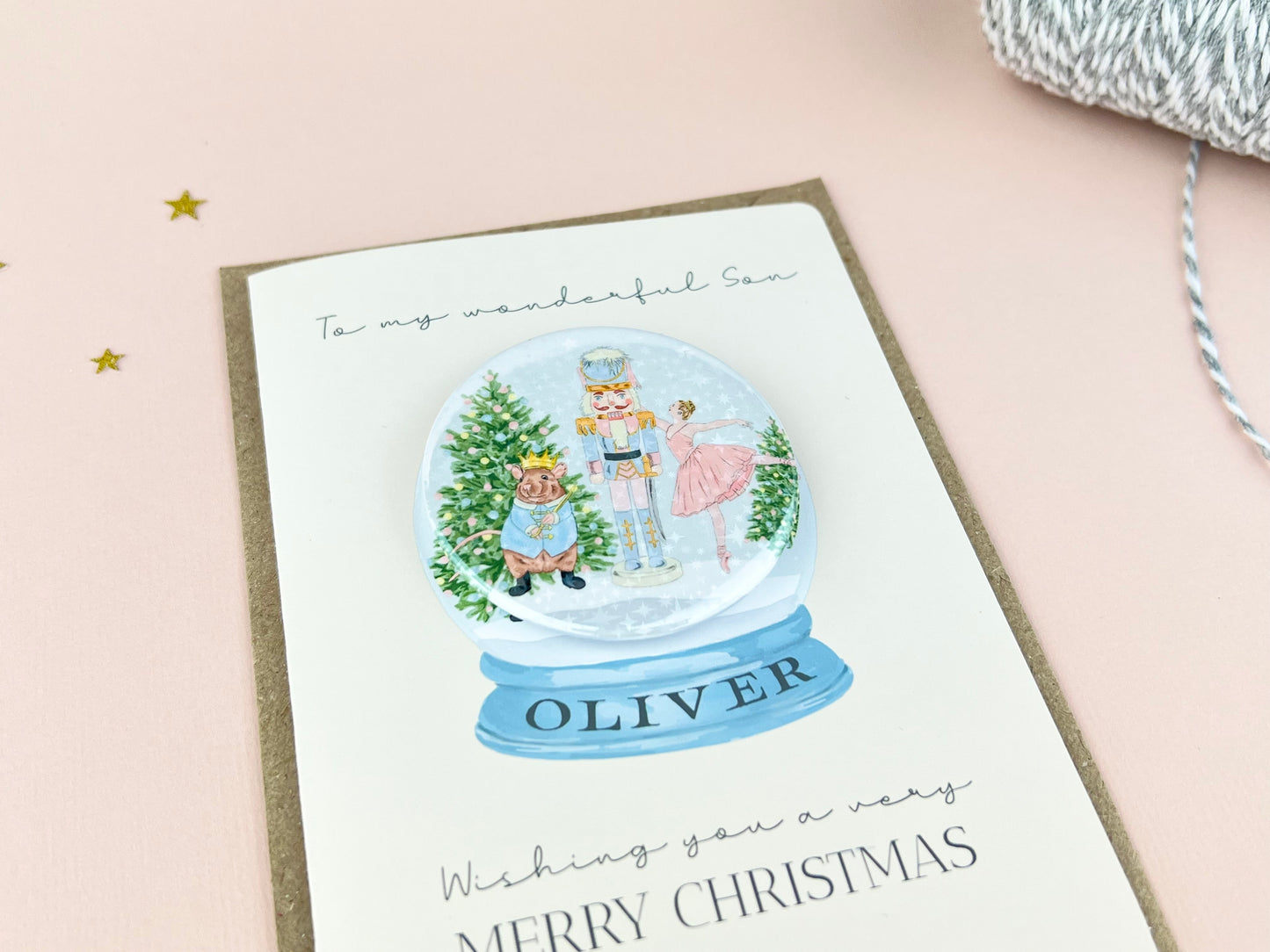 Personalised Nutcracker Christmas Card