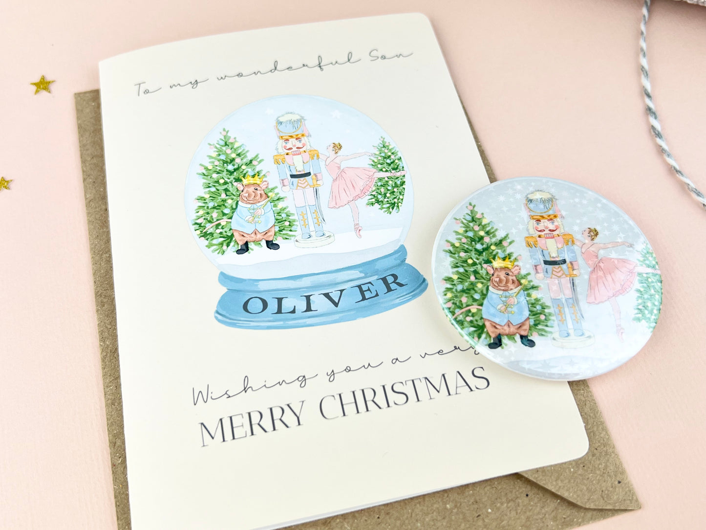 Personalised Nutcracker Christmas Card