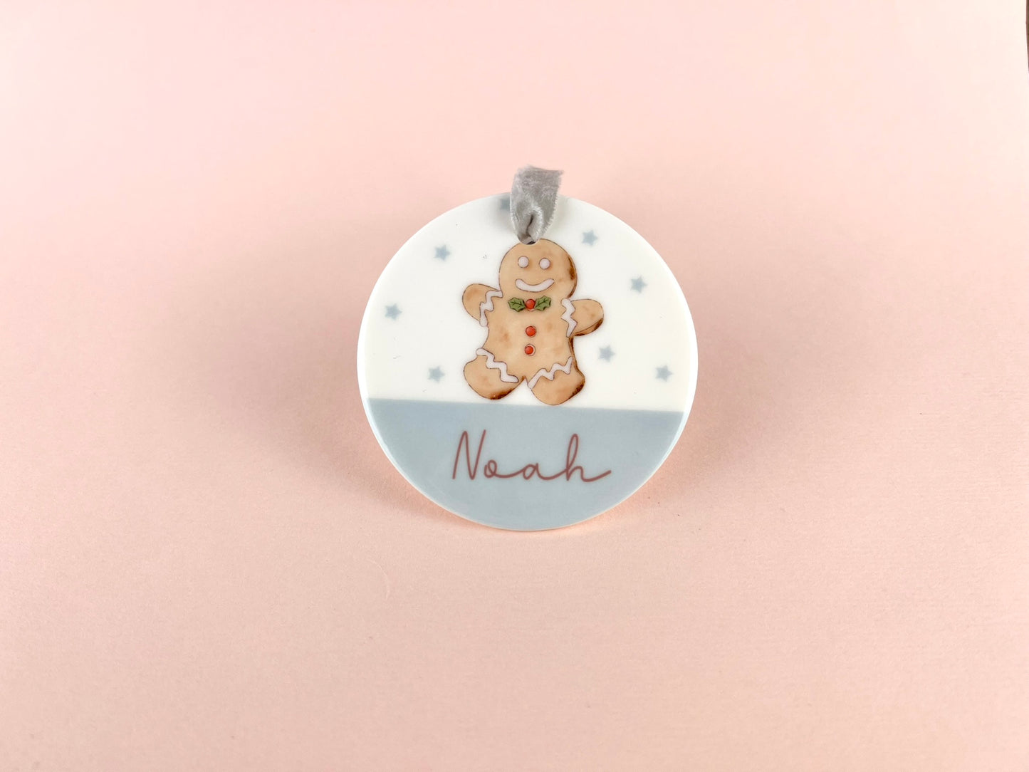 Personalised Name Gingerbread Man Bauble