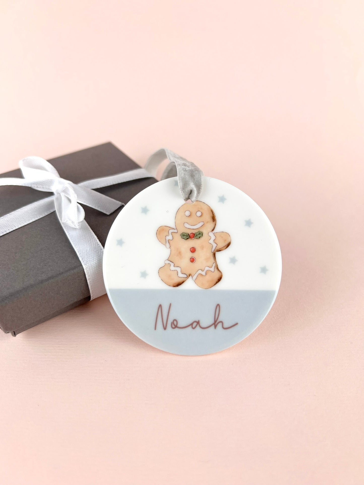 Personalised Name Gingerbread Man Bauble