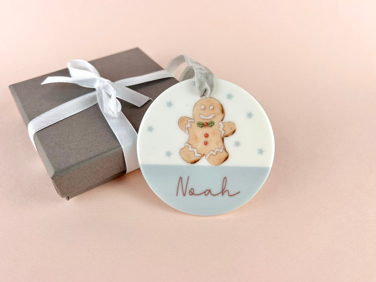 Personalised Name Gingerbread Man Bauble